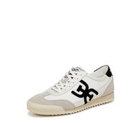 Sam Edelman Women's Ivey Lace-Up Trainers, Greige/Bright White, Medium Fit, UK 8
