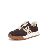 Sam Edelman Women's Langley 3 Lace-Up Trainers, Brown/White, Medium Fit, UK 6