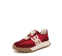 Sam Edelman Womens Langley 3 Lace-Up Trainers Scarlet Red UK 4 Medium Fit