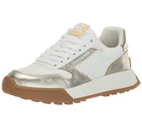Sam Edelman Women's Layla Sneaker, Off White/Molten Gold, 5 UK