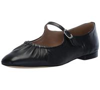 Sam Edelman Women's Micah Mary Jane Flat, Black Leather, 6 UK