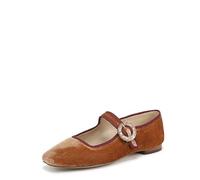 Sam Edelman Women's Michaela Glow Mary Jane Flat, Harvest Brown, 5.5
