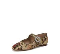 Sam Edelman Women's Michaela Glow Mary Jane Flat, Natural Floral Multi, 5.5