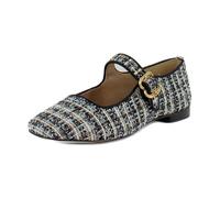 Sam Edelman Women's Michaela Stud Mary Jane Flat, Black Multi Boucle, 6 UK