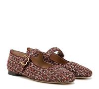 Sam Edelman Women's Michaela Mary Jane Flat, Coffee Multi Boucle, 5.5 UK