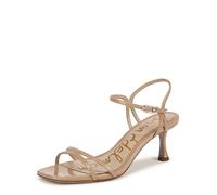 Sam Edelman Women's Presley Heeled Sandals, Sienna Tan Patent, Medium Fit, UK 5