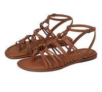 Sam Edelman Women's Raye Flat Sandal, Rich Cognac, 8 UK