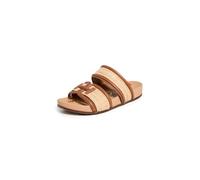 Sam Edelman Women's Rowan Slide Sandal, Dark Natural/Rich Cognac, 11