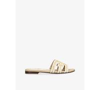 Sam Edelman Womens Sam Edelman Bay Tide Beaded Slides Cream Eur 39.5 / 6.5 UK Women