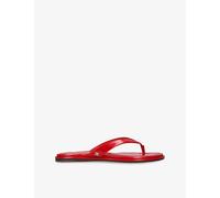Sam Edelman Womens Sam Edelman Remi Faux-Leather Flat Sandals Red Eur 38/5 UK Women
