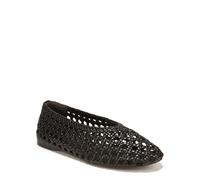 Sam Edelman Women's Shira Woven Flat, Black, 5