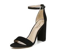 Sam Edelman Women's Yaro Dress Sandal, Black Suede, 3.5 UK