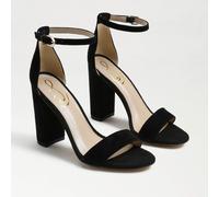 Sam Edelman Women's Yaro Dress Sandal Black Suede Ankle Closure UK 8.5 EU 40.5