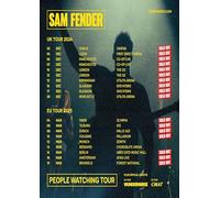 Sam Fender 2024 2025 Uk & European Tour A3 A4 Print Poster Wall Art Home Decor Album Gift Present Photo Living Room Dining Room Bedroom Hall Loft Office Unframed (A4)