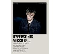 Sam Fender Hypersonic Missles Album Songlist A4 Print Poster Wall Art Home Decor Album Gift Present Photo Living Room Dining Room Bedroom Hall Loft Office Unframed