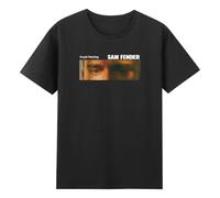 Sam Fender People Watching T-Shirt Crewneck Short Sleeve Cotton Tee Women Men Streetwear Fashion Clothes (Black,XXS)