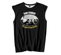 Sam Fender People Watching Tank Tops Sleeveless Sport Gym Vest Women Men Trendy Outdoor Sportwear (Black,XXL)