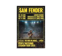 Sam Fender People Watching Tour Posters for Room Aesthetic Canvas Wall Art Bedroom Decor08x12inch(20x30cm)