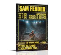 Sam Fender People Watching Tour Posters for Room Aesthetic Canvas Wall Art Bedroom Decor24x36inch(60x90cm)