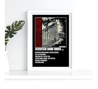 Sam Fender Seventeen going under Tracklist black Retro Album Music A3 Wall Art Print - Unframed Poster Concert Festival Glossy Artwork Unique Home Décor Gift Bedroom Mancave