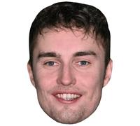 Sam Fender (Stubble) Celebrity Mask, Flat Card Face, Fancy Dress Mask