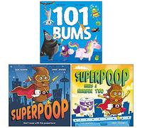 Sam Harper Collection 3 Books Set (101 Bums, Superpoop, Superpoop Needs a Number Two)