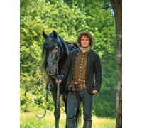 Sam Heughan - Outlander Autograph Signed A4 Photo 1