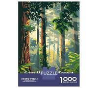 Sam Houston Forest National Park Adult Paper Puzzle, Historic Square Architecture, 1000 Pieces for Adults, Birthday Gift for Home Décor Fans, Weekend Hobby, 52x38cm/1000pcs