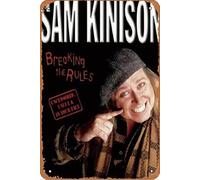 Sam Kinison: Breaking the Rules Film Movie Poster Retro Metal Tin Sign Wall Home Wall Art Metal Tin Sign,cave,bar,Club, Metal Tin Sign 8x12 Inches