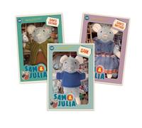 Sam, Mom and Dad Plush Bundle - The Original Characters from The Popular Children's Book Range - 1/12 Size for Standard Dollhouse - Contains: 3 Soft Toy Mice 11-12cm