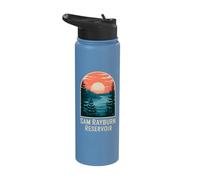Sam Rayburn Reservoir Sunset Landscape Stainless Steel Insulated Water Bottle