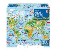 Sam Smith Atlas & Jigsaw Map of the World Paperback Book Sam Smith Multicolor