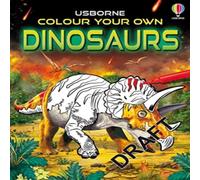 Sam Smith Colour Your Own Dinosaurs Paperback Book Sam Smith Multicolor