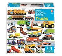 Sam Smith Usborne Book & Jigsaw Trucks Paperback Sam Smith Multicolor