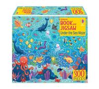 Sam Smith Usborne Book & Jigsaw Under the Sea Maze Paperback Sam Smith Multicolor