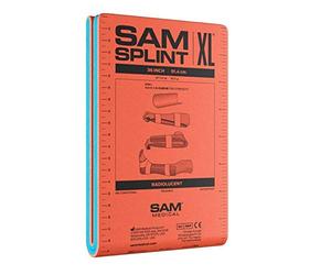 SAM Splint 36" XL Flatfold, Orange/Blue, Cut to Size