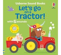 Sam Taplin Let's go on a Tractor Board book Book in White Sam Taplin White