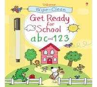 Sam Taplin Wipe-clean Get Ready for School abc & 123 Paperback Book Sam Taplin Multicolor