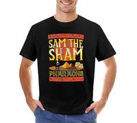 Sam-The-Sham-and-The-Pharaohs-Distressed-T-Shirt-Aesthetic-Clothing-Cute-Clothes-Plain-t-Shirts Black