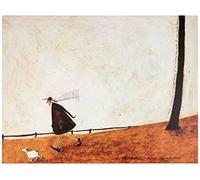 Sam Toft 60 x 80 cm Thinking And Walking Canvas Print