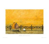 Sam Toft A Romantic Interlude Print in Yellow Sam Toft Yellow