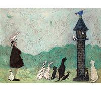 Sam Toft "An Audience With Sweetheart" Canvas Print, Cotton, Multi-Colour, 3.20 x 60.00 x 80.00 cm