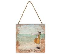 Sam Toft Blowing Away The Cobwebs Wooden Plaque Multicoloured (One Size)