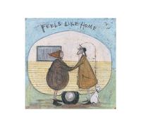 Sam Toft (Feels Like Home Canvas Print 30 x 30 cm, Jumpsuit, Multi, 30 x 30cm