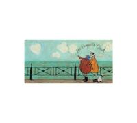 Sam Toft WDC91082 (Her Favourite Cloud II Canvas Print, Multi Coloured, 30 x 60cm