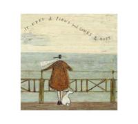 Sam Toft It Ebbs & Flows And Comes & Goes... Print (40cm x 40cm) (Multicoloured)