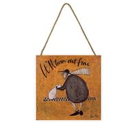Sam Toft It´ll Turn Out Fine Wooden Plaque (One Size) (Multicoloured)