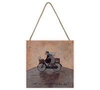 Sam Toft Just Me And You And The Dog Wooden Plaque Light Brown/dark Brown (One Size)