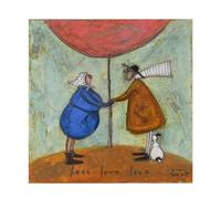 Sam Toft Love Love Love Paper Print (40cm x 40cm) (Multicoloured)