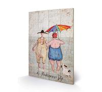 Sam Toft (Midsummer Dip 40 x 59cm Wood Print